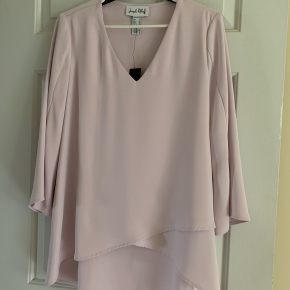 Tunic style blouse in lavender Joseph Ribkoff - Picture 3 of 13